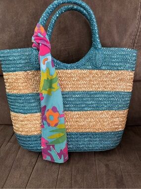 Ralph Lauren Woven Tote